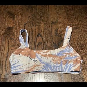 arie blue bikini top